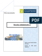 Organos Desconcentrados - Derecho Administrativo I PDF