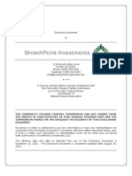 Growth Point Investments Disclosure