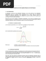 Loi Normale Ou Loi de GUASS-LAPLACE ("Suthb")