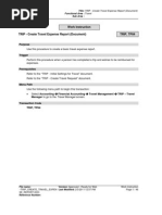 Work Instruction TRIP - Create Travel Expense Report (Document) Trip, Tp04