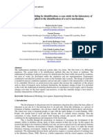 Mathematical Modeling by Identification: A Case Study in The Laboratory of Control Applied To The Identification of A Servo Mechanism