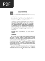 Some Aspects of The Roll-Over Protective Structures Evaluation, Using Shock Loading Simulation