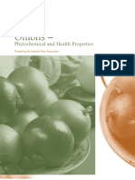 Onion Phytochemical and Health Properties