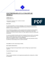 Electroterapia en La Curación de Heridas