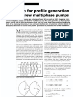 A Solution For Profile Generation in Twin-Screw Multi Phase Pumps