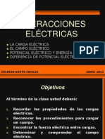 4º Medio. Fuerza, Campo, P.electrico y Energía.2012.