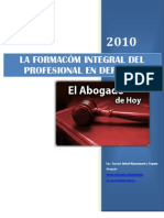 Ensayo La Formacion Integral Del Profesional en Derecho