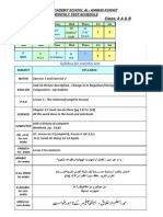 Class 8 A & B Month:May: Syllabus For Monthly Test