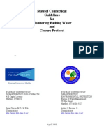 State of Connecticut Guidelines For Monitoring Bathing Water and Closure Protocol