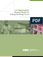 From Gap To Opportunity: Business Models For Scaling Up Energy Access