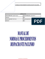 Manual de Normas e Procedimentos Despachante Paulinho