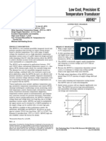 Low Cost, Precision IC Temperature Transducer: 8C Max at +258C 8C Max (08C To +708C) 8C To +1058C mA/K