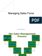 Managing Sales Force: Dr.S.John Mano Raj