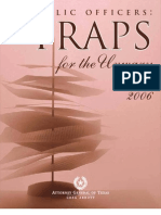 Public Officers: Traps of The Unwary 2006 by Texas Attorney General Greg Abbott