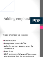 Adding Emphasis