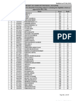 COMEDK UGET-2011 Medical Rank List