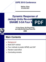 Dynamic Behavior of Jack-Up ISOPE10