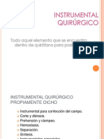 Dispositivo de INSTRUMENTAL QUIRÚRGICO