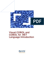 Visual COBOL and COBOL For .NET Language Introduction en