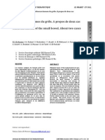 9 Les Adénocarcinomes Du Grêle. A Propos de Deux Cas