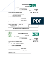 Deposit Slip-HBL 63809