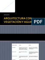 Arquitectura Con Vegetación y Agua