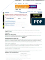 Diseñar Un Plan de Mantenimiento Preventivo A Una Máquina Compactadora de Bloques para Optimizar El Proceso Productivo (Página 2) - Monografias