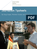 Journalism Tipsheets