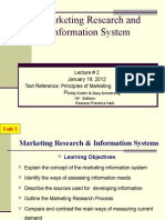 MKT 201 - Lecture 2 - Mis&amp Seg