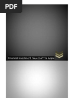 Financial Investment Project of The Apple