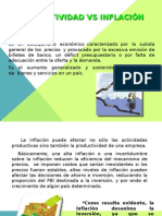 Productividad Contra Inflación, NIVEL DE VIDA, PODER ECONOMIO Y