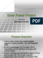 Solar Power Project: MVS Ravi Kumar