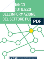 Libro Bianco EVPSI Per Il Riutilizzo Dell'informazione Del Settore Pubblico