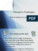 Persuasive Techniques