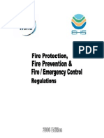 Fire Protection Fire Prevention and Fire Control Regulations