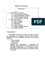 Classification of Computers