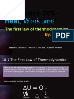 First Law of Thermodynamics