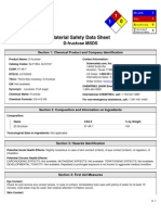 Fructose Msds