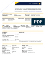 Jet Airways Web Booking Eticket (GJOUAJ) - Baral
