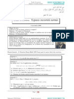 Espaces Vectoriels Norm Es: Feuille D'exercices