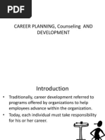 Career Planning, Counseling and Development