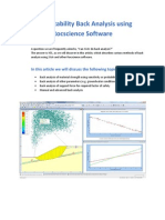 Slope Stability Back Analysis Methods Using Rocscience Software