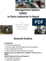 Qms Dairy in Nepal-Db Khadka