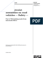 Load Restraint Assemblies On Road Vehicles - Safety - : Part 2: Web Lashing Made From Man-Made Fibres