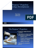 On Purpose Propylene Production UOP