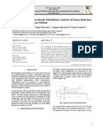 Eddy Current and Flux Density Distribution Analysis