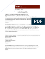 MCQ Cardiac Surgery