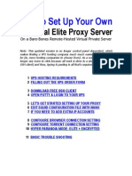 How To Setup An Elite Proxy Server