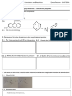 Exame de Química Orgânica I (Recurso) - Resolvido