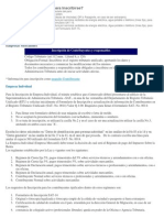 Requisitos para Inscribirse Empresa